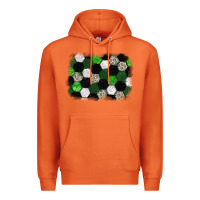 Carrot Soccer leopard glitter background Premium Hoodie - HowdyJamesFarm