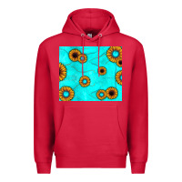 Cardinal turquoise gemstone sunflower Premium Hoodie - JahusDesignShop