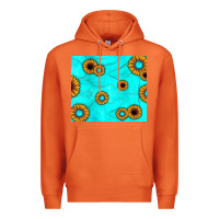 Carrot turquoise gemstone sunflower Premium Hoodie - JahusDesignShop