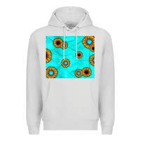 Dove Grey turquoise gemstone sunflower Premium Hoodie - JahusDesignShop