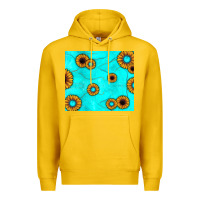 Lemon turquoise gemstone sunflower Premium Hoodie - JahusDesignShop