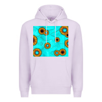 Lilac turquoise gemstone sunflower Premium Hoodie - JahusDesignShop