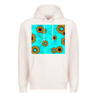 Pale Pink turquoise gemstone sunflower Premium Hoodie - JahusDesignShop