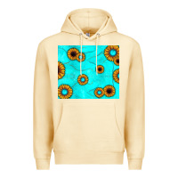 Pina Colada turquoise gemstone sunflower Premium Hoodie - JahusDesignShop