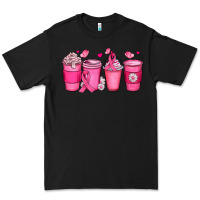 Black breast cancer coffee cups Premium Tee - JahusDesignShop