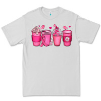 Dove Grey breast cancer coffee cups Premium Tee - JahusDesignShop