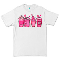 White breast cancer coffee cups Premium Tee - JahusDesignShop
