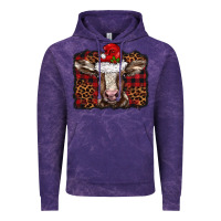 Cloud Purple Christmas background baby calf Vintage Hoodie - BarkalooDesign