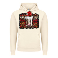 Vintage Artic Christmas background baby calf Vintage Hoodie - BarkalooDesign