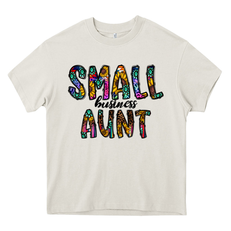 Small Business Aunt Heavy Core Tee by CowhideDigitalArt | Teevron