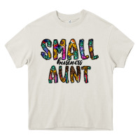 Cream small business aunt Heavy Core Tee - CowhideDigitalArt