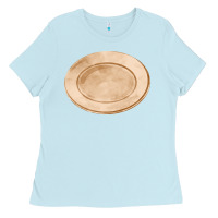 Baby Blue plate fa element Ladies Tee - FaDigitalArtStudio