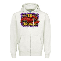 Oatmeal Heather mardi gras this the season lobster Zipper Hoodie - RanaPortraitStore