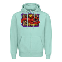 Mardi Gras This The Season Lobster Zipper Hoodie | Teevron
