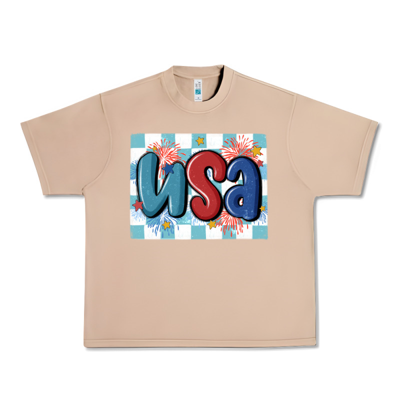 Usa Retro Urban Heavy Tee by MaliasSmallBusiness | Teevron