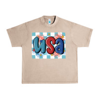 French Oak usa retro Urban Heavy Tee - MaliasSmallBusiness