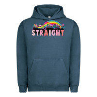 Pigment Midnight Navy i cant ever think straight Urban Hoodie - FaDigitalArtStudio