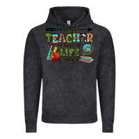 Vintage Black being a teacher makes my life complete Vintage Hoodie - RanaPortraitStore