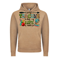 Vintage Coffee being a teacher makes my life complete Vintage Hoodie - RanaPortraitStore