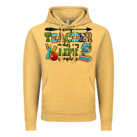 Vintage Mustard being a teacher makes my life complete Vintage Hoodie - RanaPortraitStore