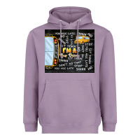 Lavender i'm a bus driver school bus black Heavyweight Hoodie - TumblerDesignByShophia