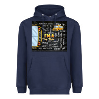 Navy i'm a bus driver school bus black Heavyweight Hoodie - TumblerDesignByShophia