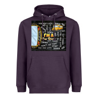 Plum i'm a bus driver school bus black Heavyweight Hoodie - TumblerDesignByShophia