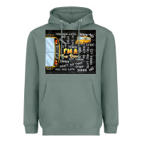 Sage i'm a bus driver school bus black Heavyweight Hoodie - TumblerDesignByShophia