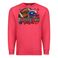 Touchdown Season American Football 4th Of July Premium Sweatshirt | Teevron