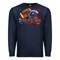 Navy Touchdown season American football 4th of july Premium Sweatshirt - HowdyJamesFarm