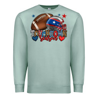 Seafoam Touchdown season American football 4th of july Premium Sweatshirt - HowdyJamesFarm