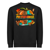 Black Phlebotomist pumpkin Heavyweight Sweatshirt - NancyCooperArtShop