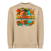 Mushroom Phlebotomist pumpkin Heavyweight Sweatshirt - NancyCooperArtShop
