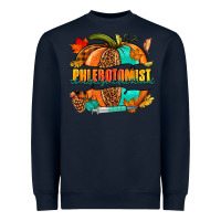 Navy Phlebotomist pumpkin Heavyweight Sweatshirt - NancyCooperArtShop