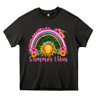 Asphalt summer vibes  rainbow Heavy Core Tee - HRA Design Shop