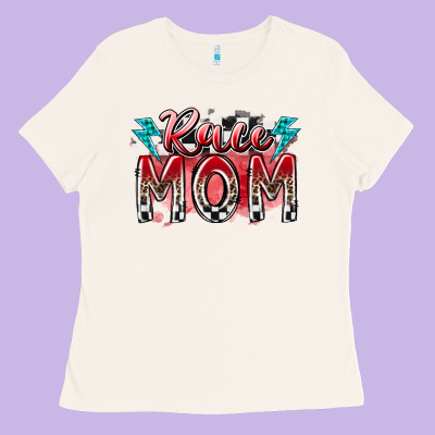 Race Mom Ladies Tee Designed By Racoondesign