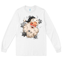 White white christmas santa claus Long Sleeve Tee - MaliasSmallBusiness