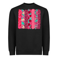 Black valentines day brushstroke Heavyweight Sweatshirt - NancyCooperArtShop
