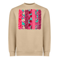 Mushroom valentines day brushstroke Heavyweight Sweatshirt - NancyCooperArtShop
