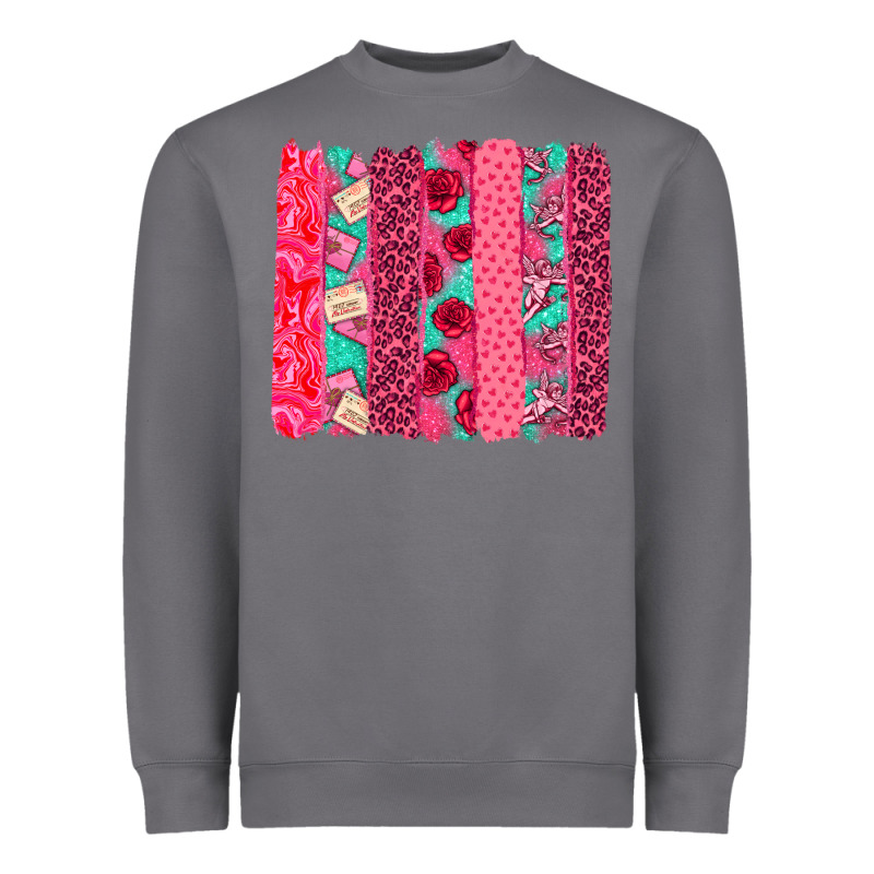 Valentines Day Brushstroke Heavyweight Sweatshirt by NancyCooperArtShop | Teevron