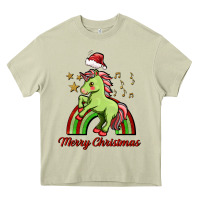 Mossy merry christmas unicorn Heavy Core Tee - FaDigitalArtStudio