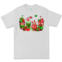Dove Grey watermelon coffee cups Premium Tee - AdoDesignShop