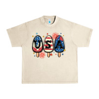Sandshell usa popsicles Urban Heavy Tee - MaliasSmallBusiness