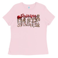 Bubblegum Pink Raising Ballers Ladies Tee - RacoonDesign