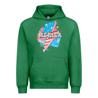 Emerald Merica leopard lightning bolt Urban Hoodie - FaDigitalArtStudio