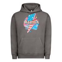 Pigment Tornado Merica leopard lightning bolt Urban Hoodie - FaDigitalArtStudio