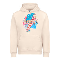 Sandshell Merica leopard lightning bolt Urban Hoodie - FaDigitalArtStudio
