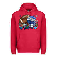 Cardinal Touchdown season American Football blue team color Premium Hoodie - HowdyJamesFarm