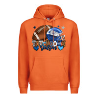 Carrot Touchdown season American Football blue team color Premium Hoodie - HowdyJamesFarm
