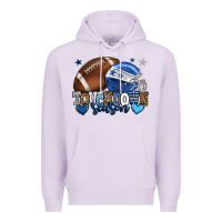Lilac Touchdown season American Football blue team color Premium Hoodie - HowdyJamesFarm